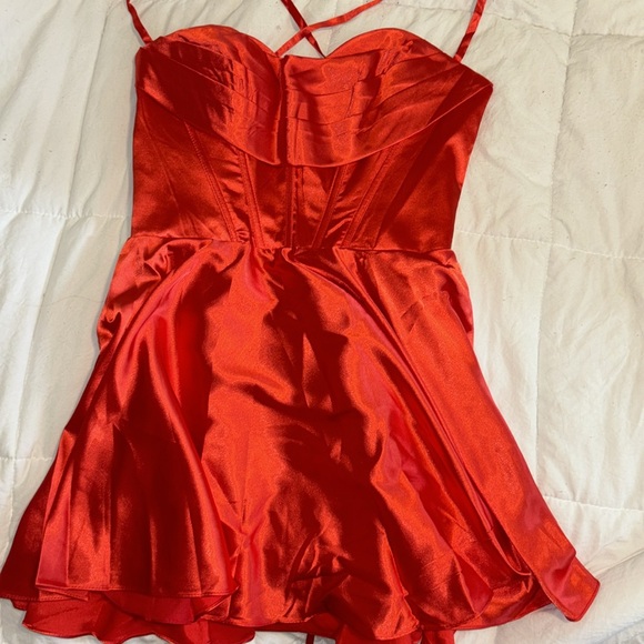 Red Mini Dress from Stacees - Picture 2 of 3